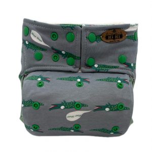 Stoffwindel- Krokodile (dehnbar)