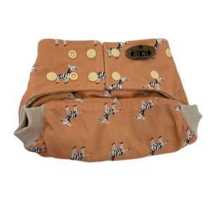 Stoffwindel- Zebras (nicht dehnbar)