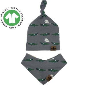 Set- Halstuch Mützen, Krokodile (dehnbar)