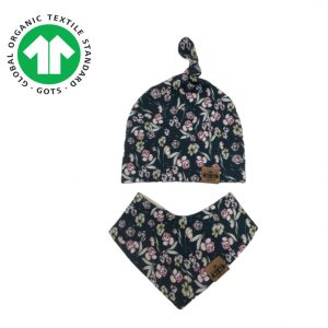 Set- Halstuch Mützen, Jersey Rose Garden (dehnbar)