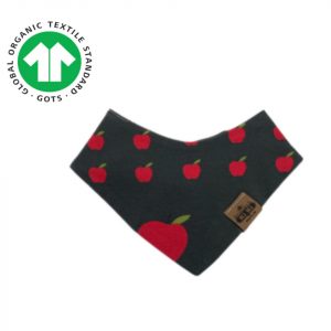 Halstuch- Jersey, Schneewittchen (dehnbar)